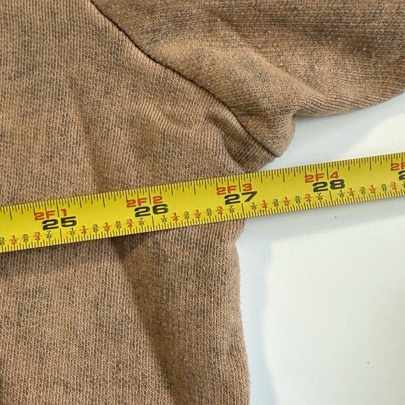 Biker Wear USA Mens Acid Wash Hoodie Size XL Tan Motorcycle Layering Outdoors - Picture 4 of 5